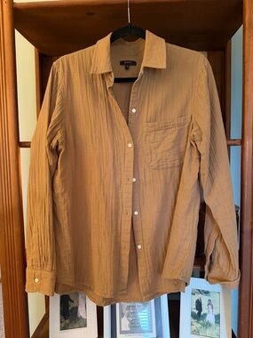 Quince Gauze Button Down